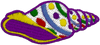 Seashell (Purple) - Patch