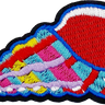Seashell (Red & Blue) - Patch