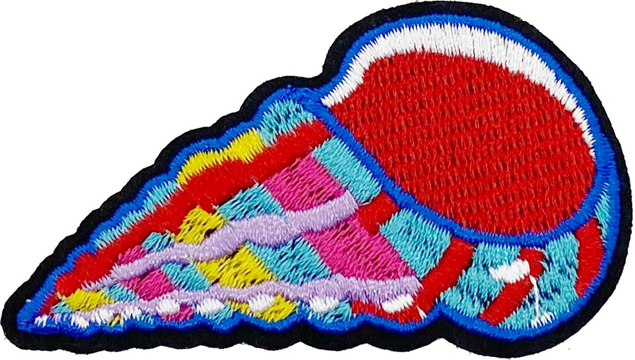 Seashell (Red & Blue) - Patch