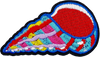 Seashell (Red & Blue) - Patch