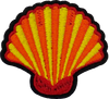 Seashell (Red & Yellow) - Patch