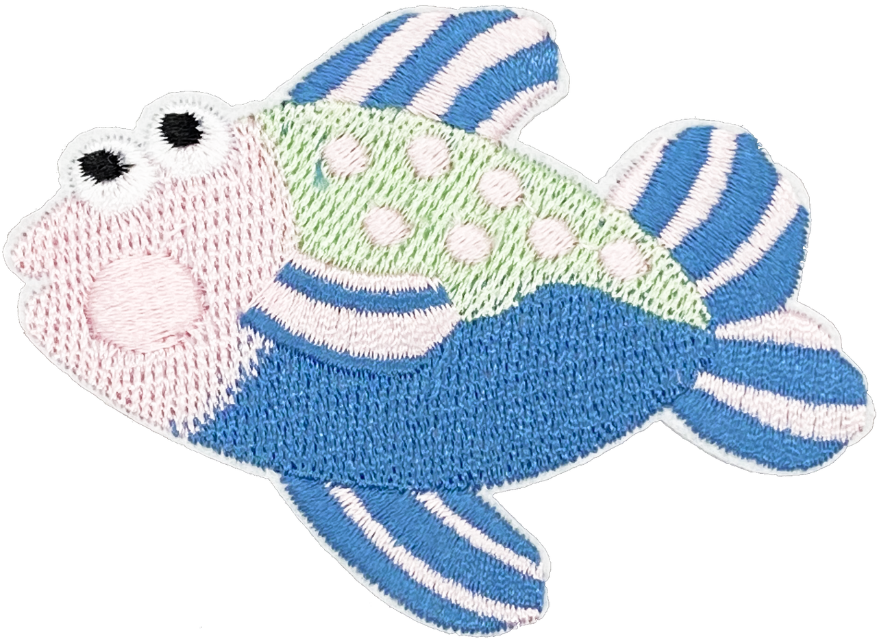 Fish (Pink & Blue) - Patch