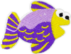 Fish (Purple & Yellow) - Patch