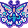 Purple Butterfly- Patch