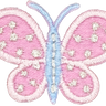 Sparkle Pink Butterfly- Patch