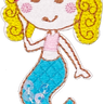 Mermaid Blond Curly Hair - Patch