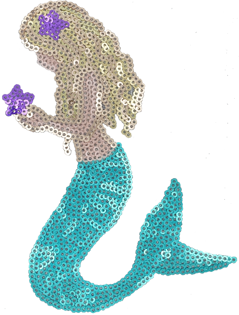 Large Sequin Mermaid - Patch