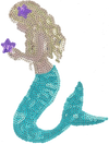 Large Sequin Mermaid - Patch
