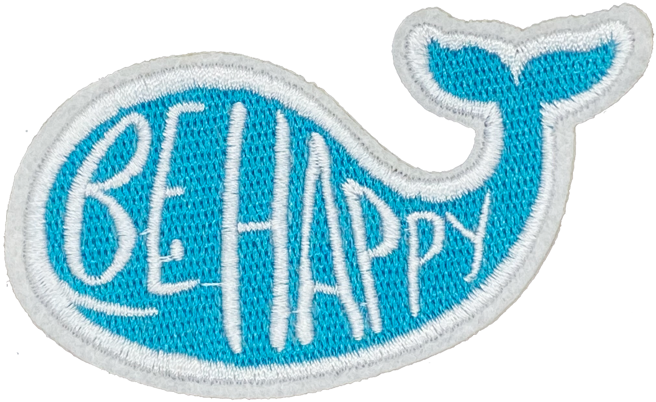 Be Happy Whale - Patch