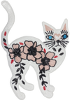 Large Sequin Cat - Patch