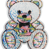 Large Sequin Bear - Patch