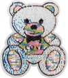 Large Sequin Bear - Patch