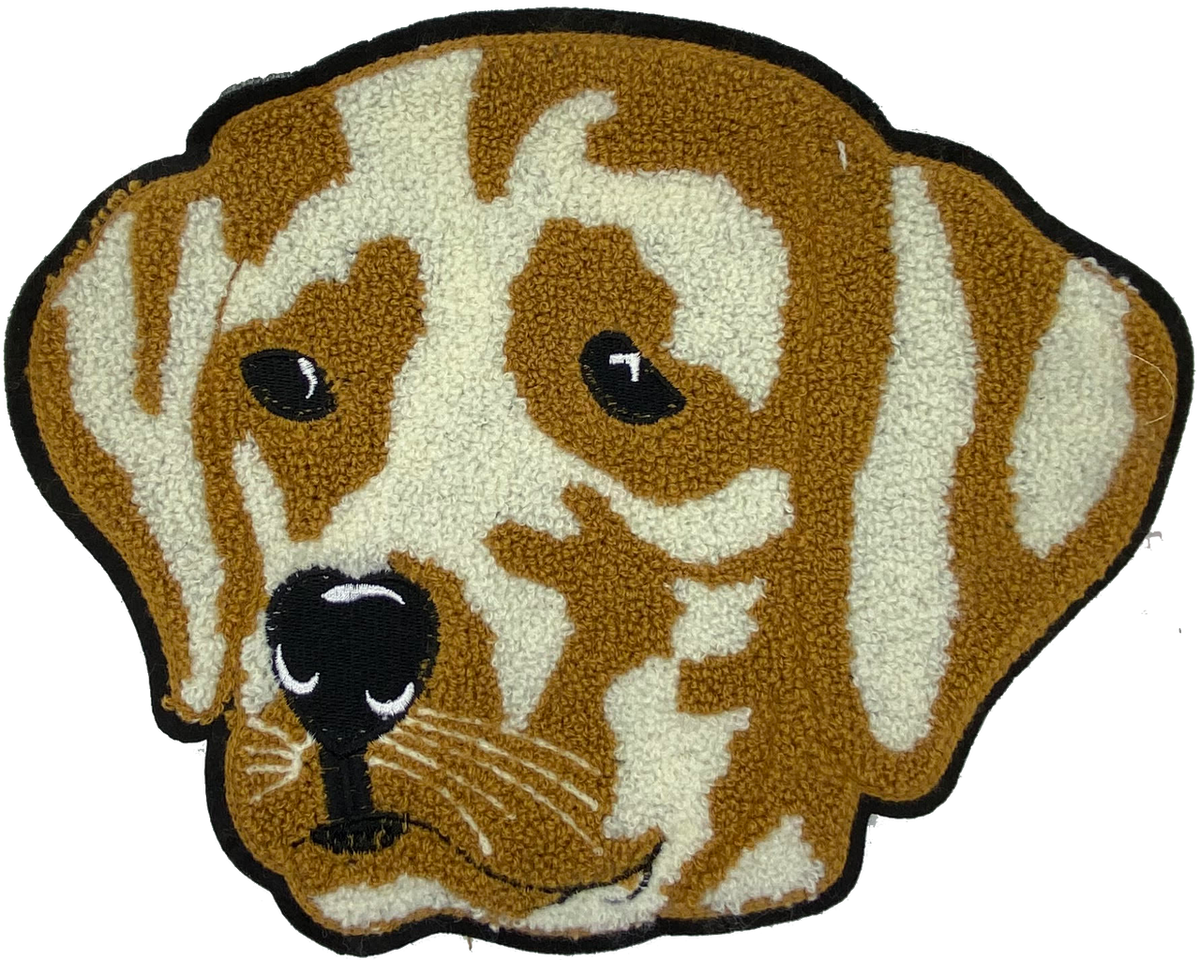 Large Chenille Lab - Patch