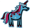 Blue and Pink Unicorn - Patch