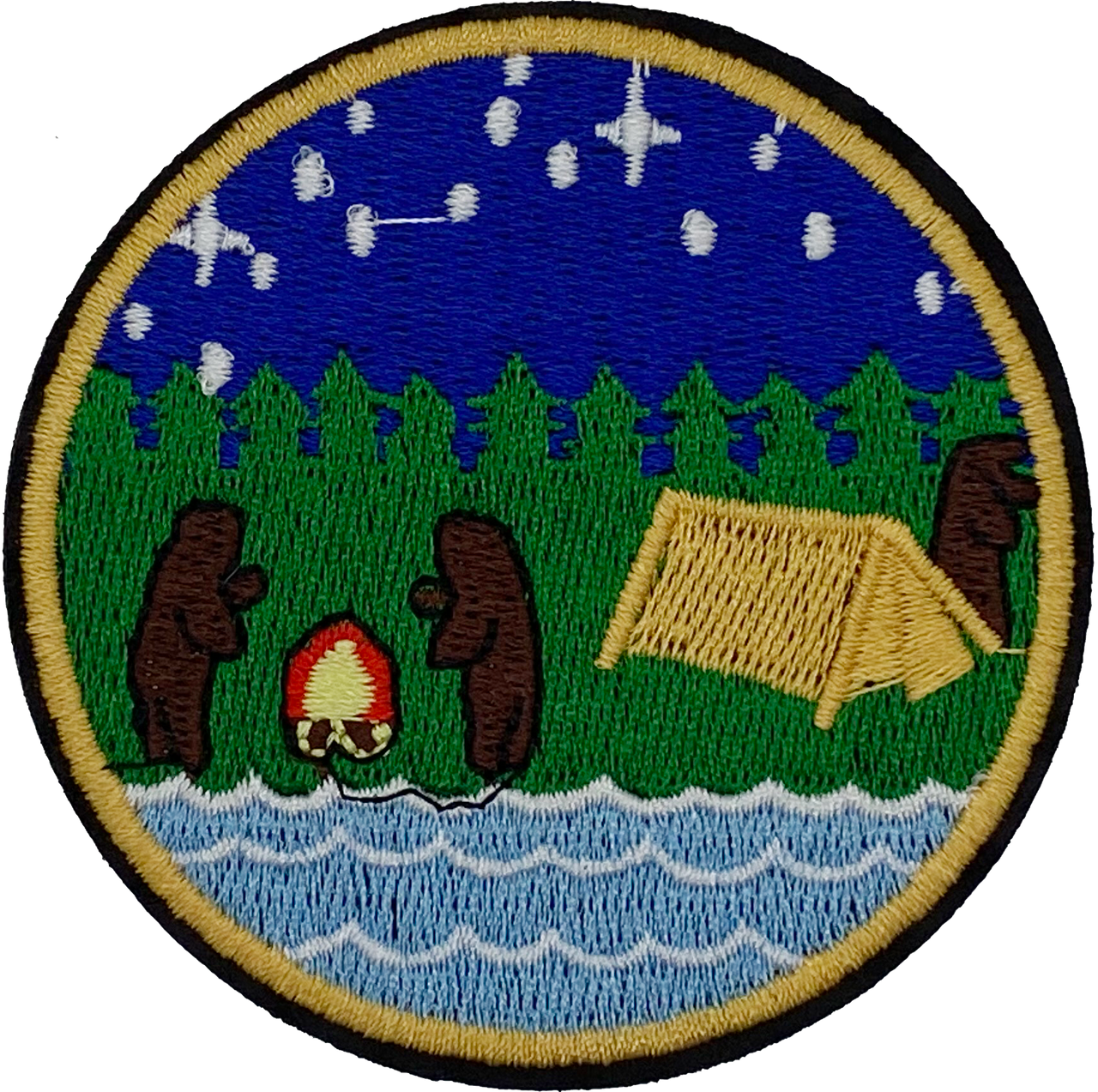 Camping Bears - Patch