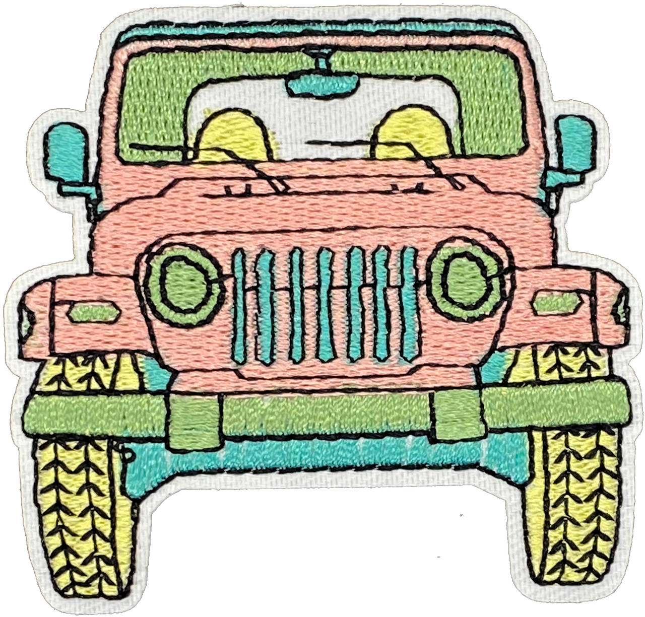 Pink Jeep - Patch