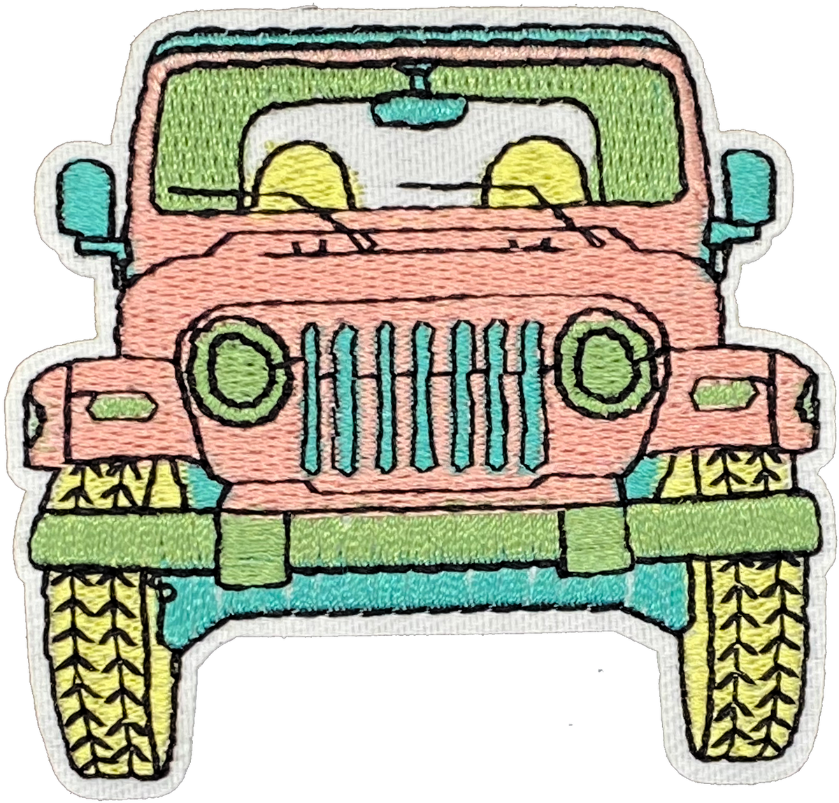 Pink Jeep - Patch
