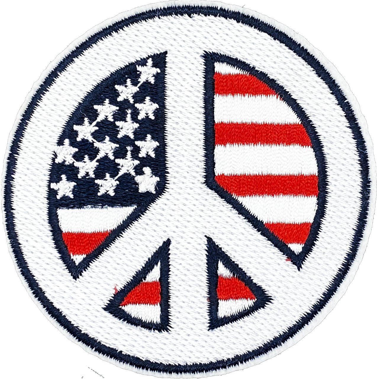 Patriotic Peace Sign - Patch
