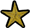 Gold Metallic Star - Patch