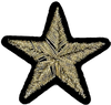 Pewter Metallic Star - Patch