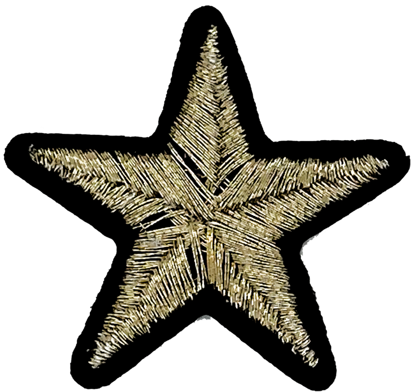 Pewter Metallic Star - Patch