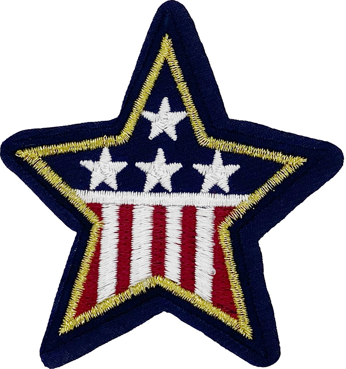 Patriotic Star (Metallic Gold) - Patch