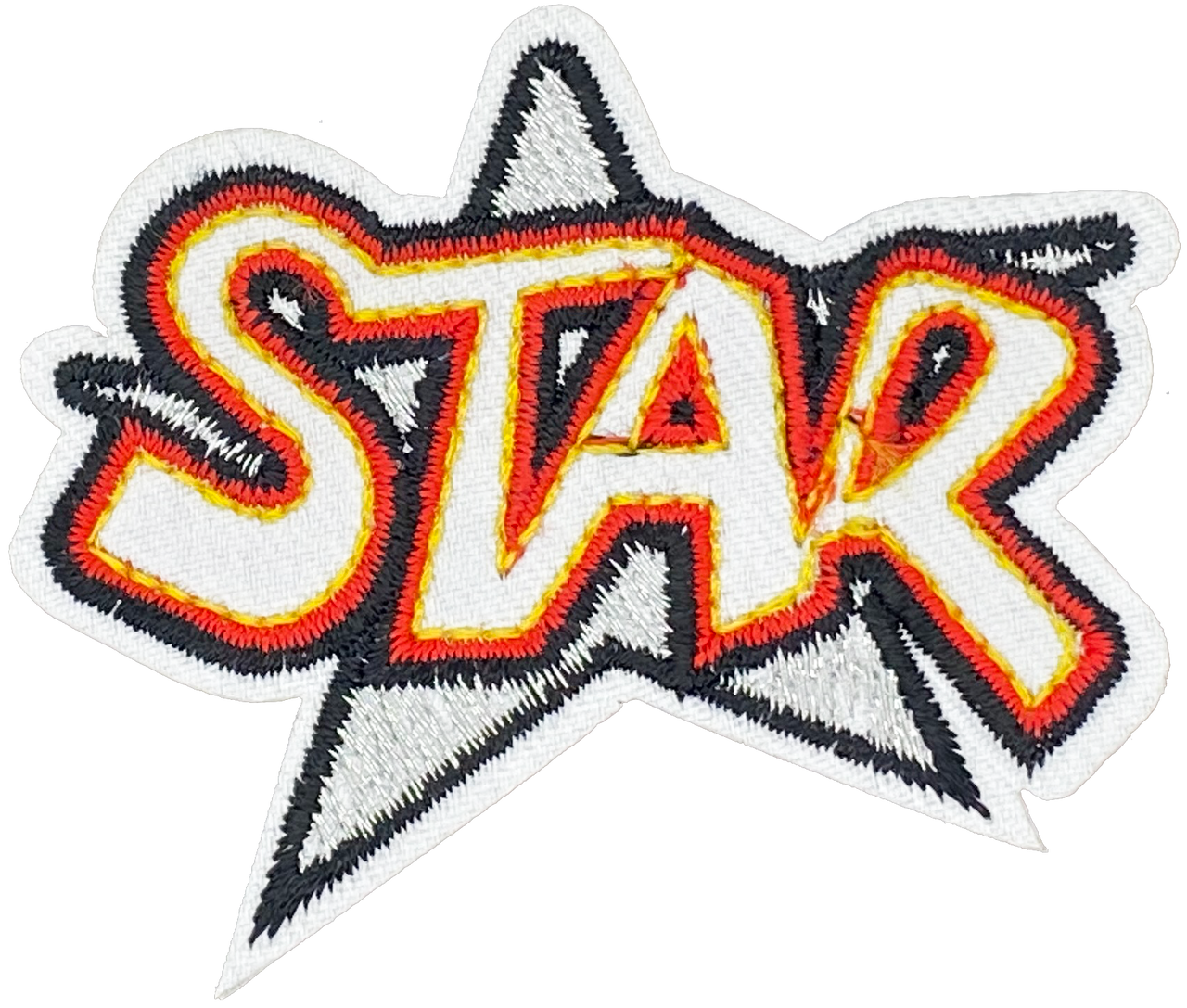 Silver with Red Star - Patch