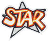 Silver with Red Star - Patch