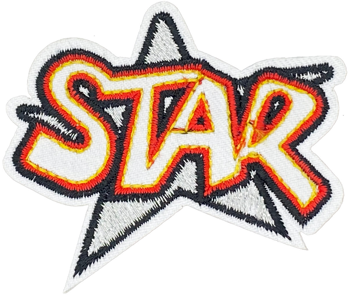 Silver with Red Star - Patch