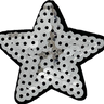 Small Silver Sequin Star - Patch