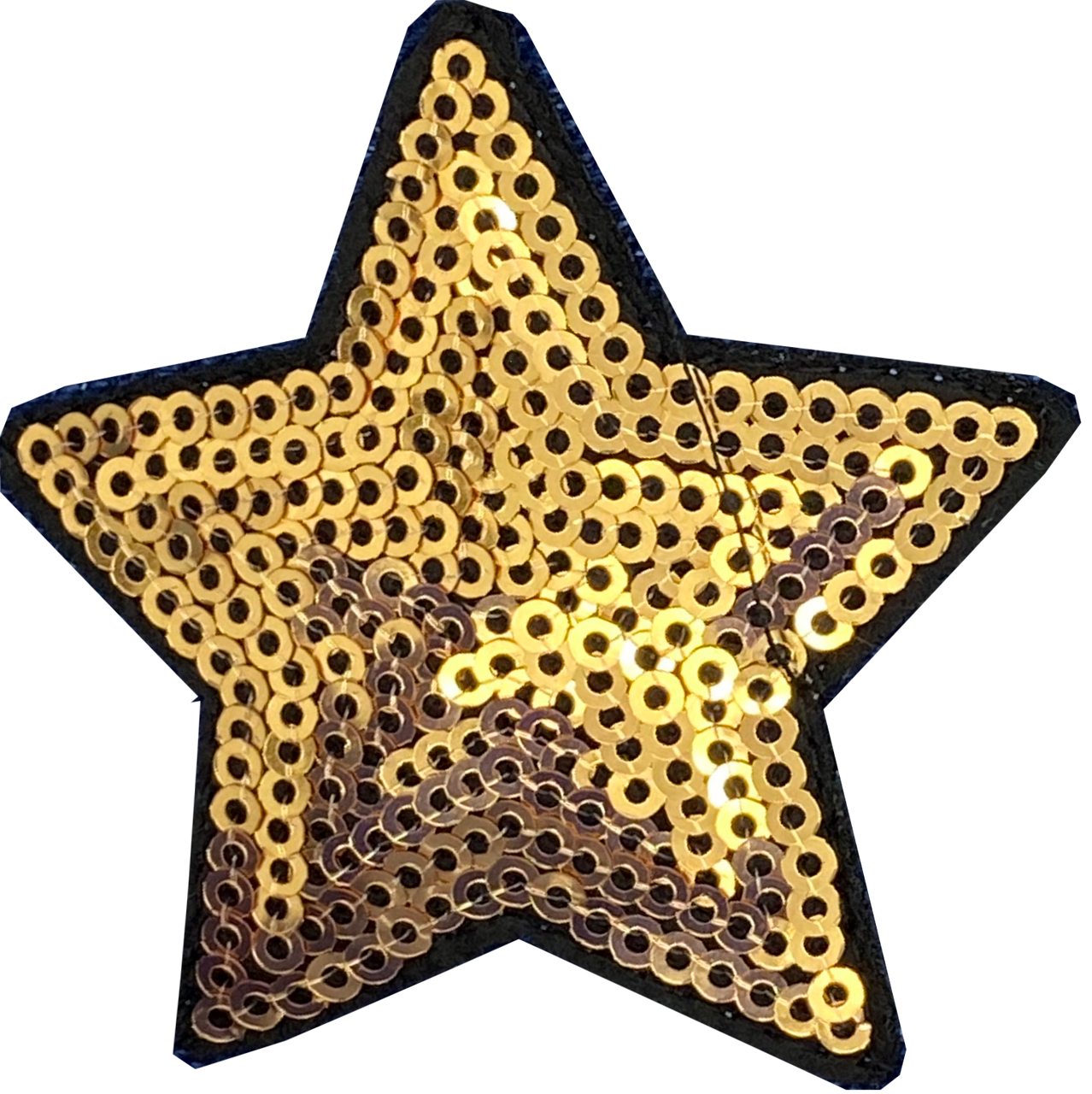 Small Gold Sequin Star - Patch