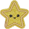 Gold Glitter Star Face - Patch