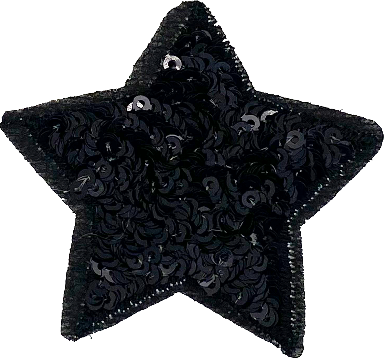 Black Sequin Star - Patch