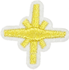 Space 21(Gold Star) Large - Patch