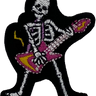 Skeleton with Guitar - Patch