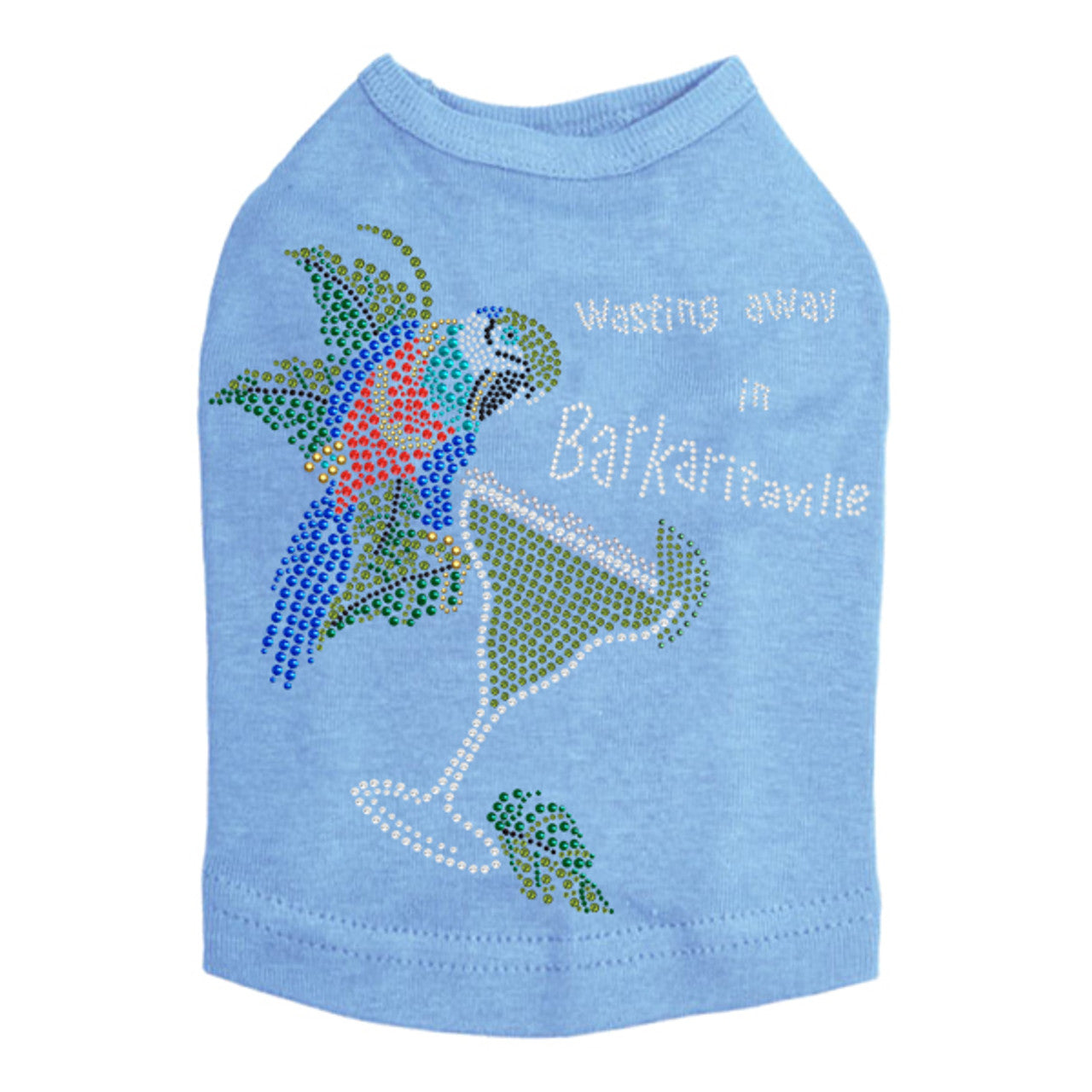 Wasting Away in Barkaritaville Parrot - Dog Tank