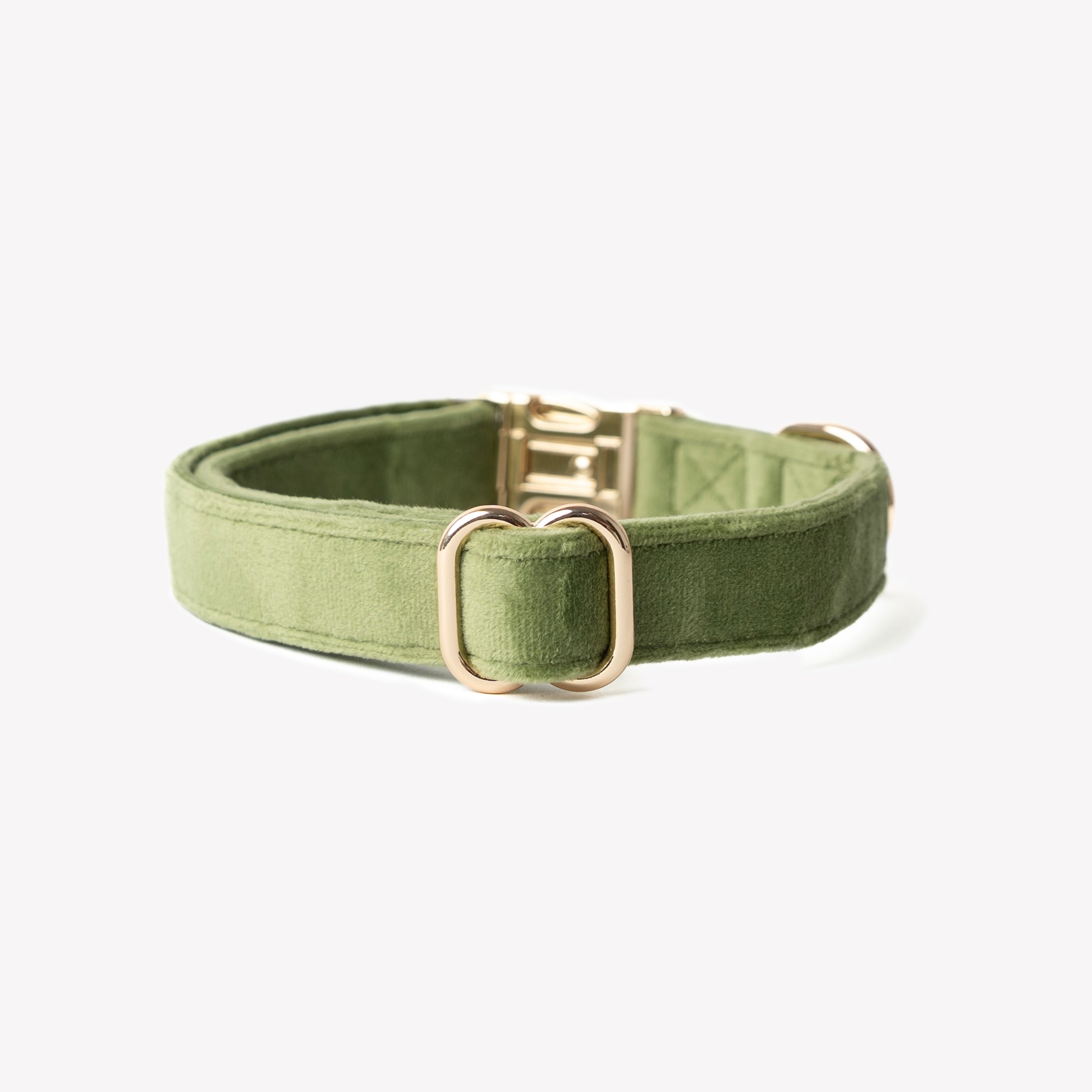 Green - Velvet Dog Collar - HT Animal Supply
