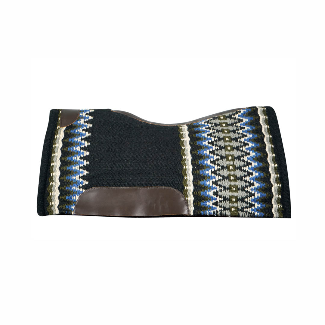 TuffRider Contoured Double Weave Western Saddle Pad - Black