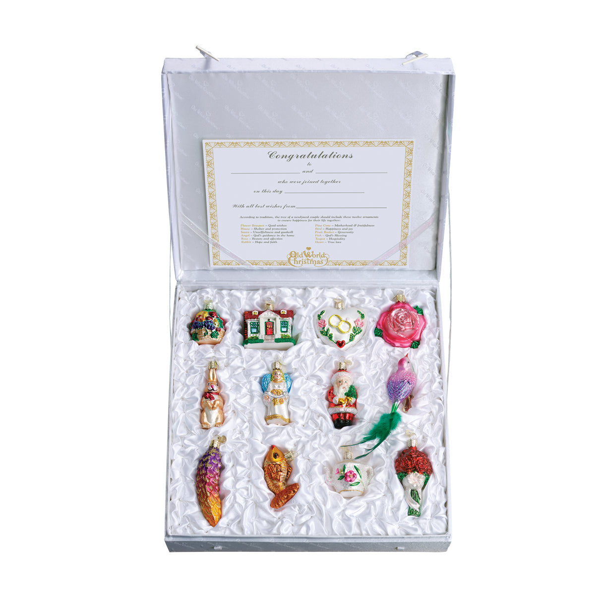 Old World Christmas: Brides Ornament Collection