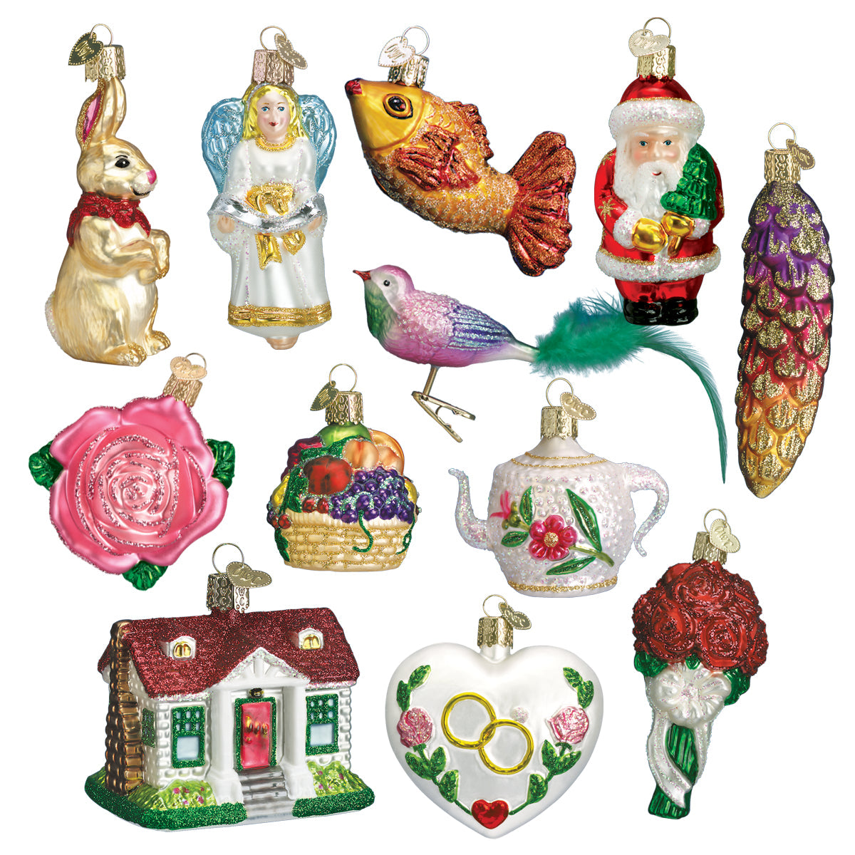 Old World Christmas: Brides Ornament Collection