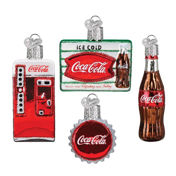 Coca-Cola Mini Diner Ornament Set
