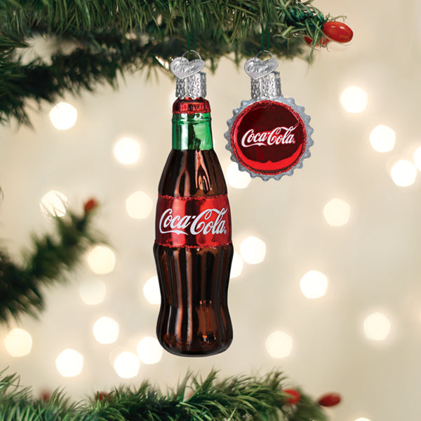 Coca-Cola Bottle Ornament Set