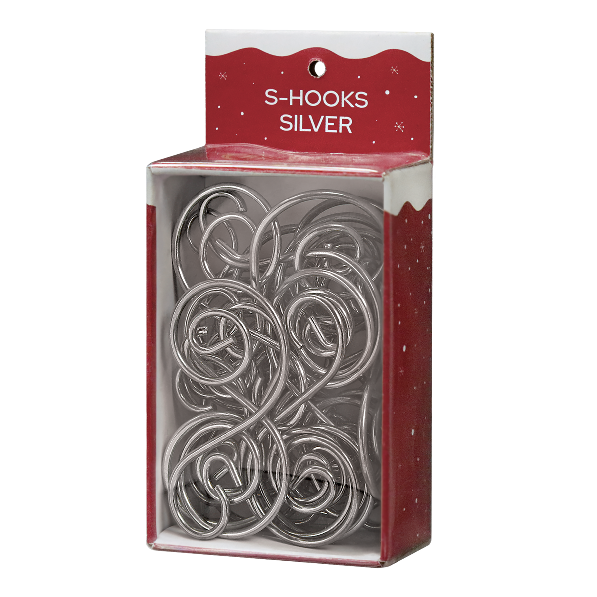 Old World Christmas: 24 Silver S-hooks Christmas Ornament