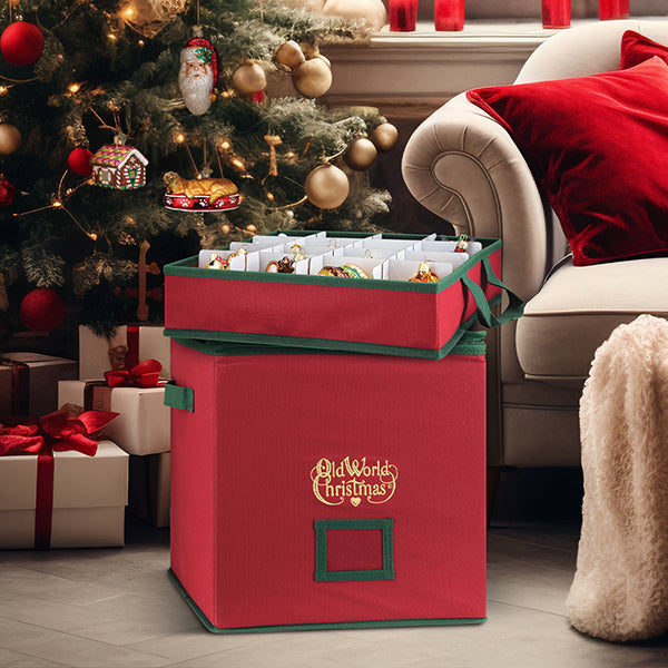 Old World Christmas: Ornament Storage Box