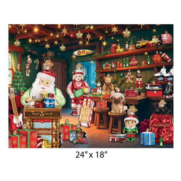 Old World Christmas: Santas Workshop Puzzle