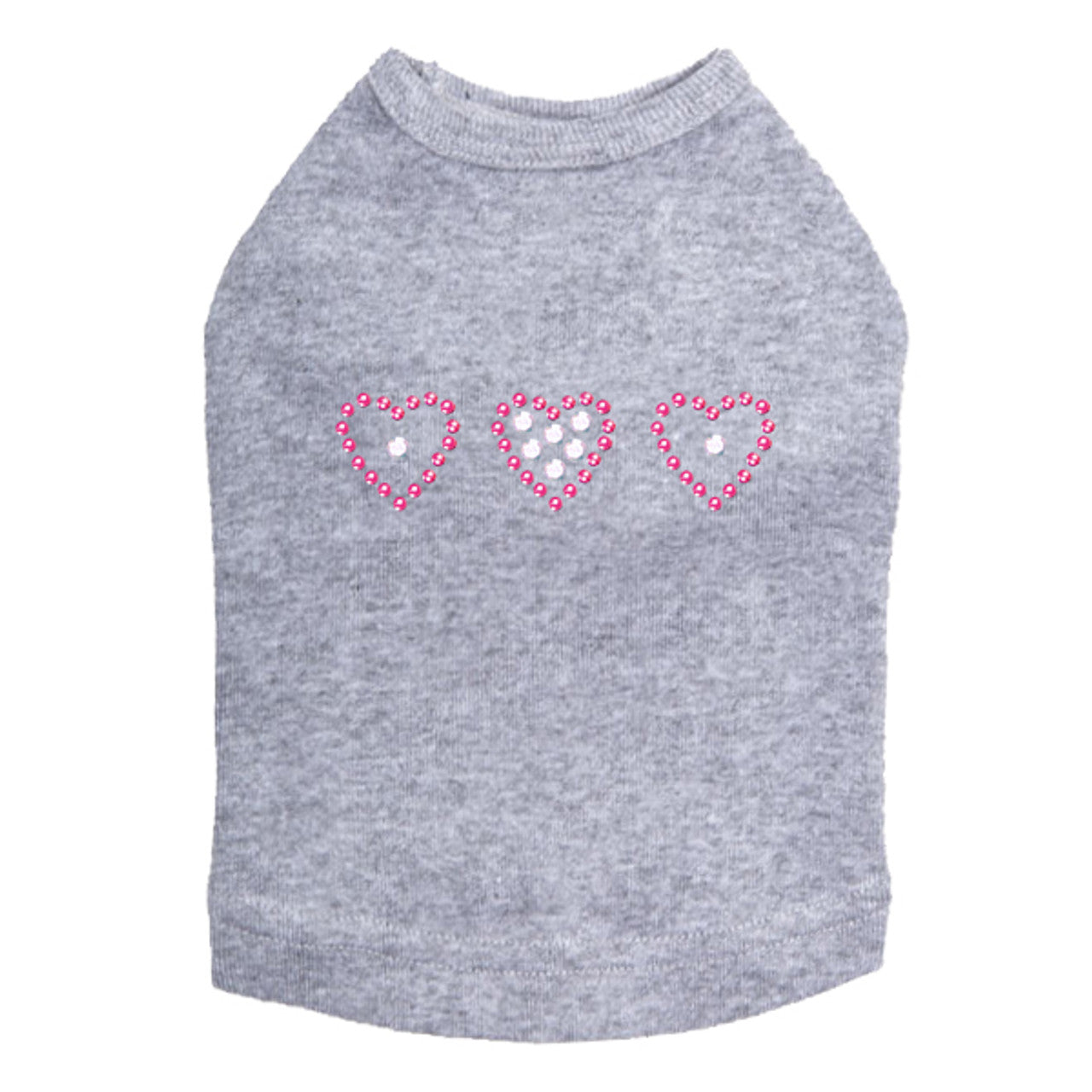 Three Little Hearts - Dog Tank