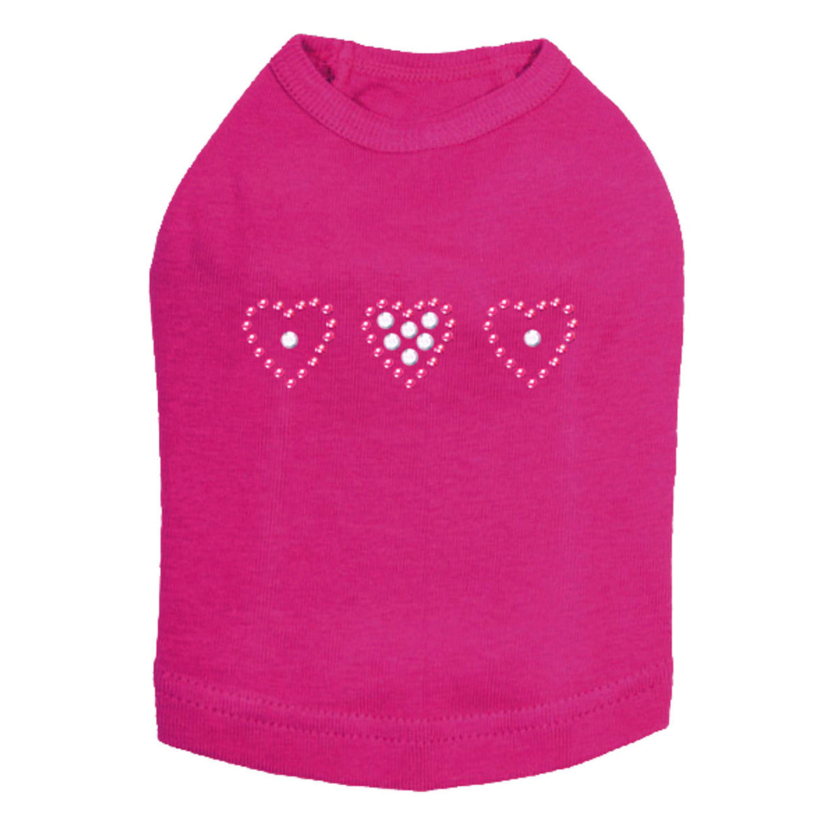 Three Little Hearts - Dog Tank