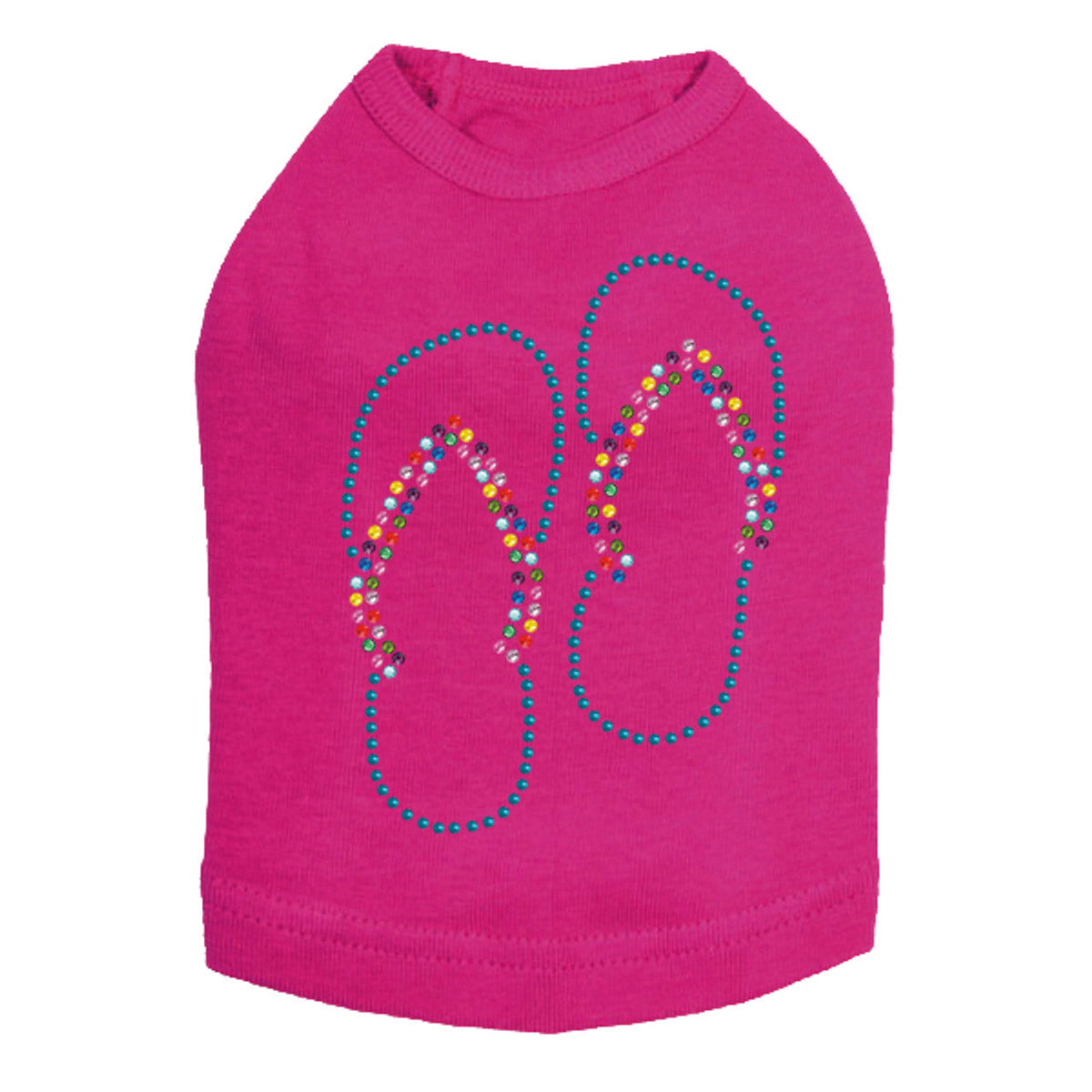 Flip Flops (Turquoise) - Dog Tank