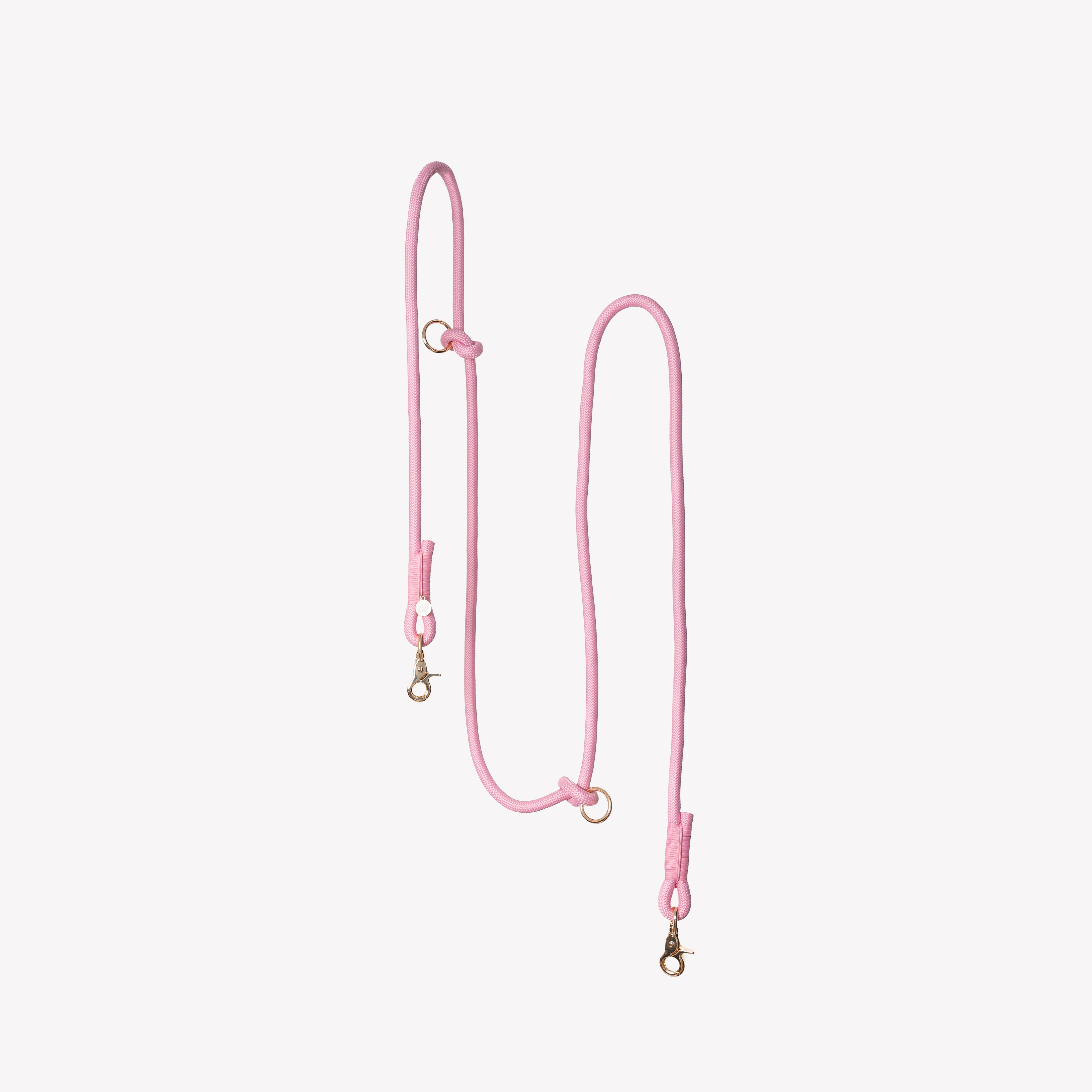 Pink - Hands Free Braided Leash - Because you’ve got enough to carry. Fast shipping from HT Animal Supply.