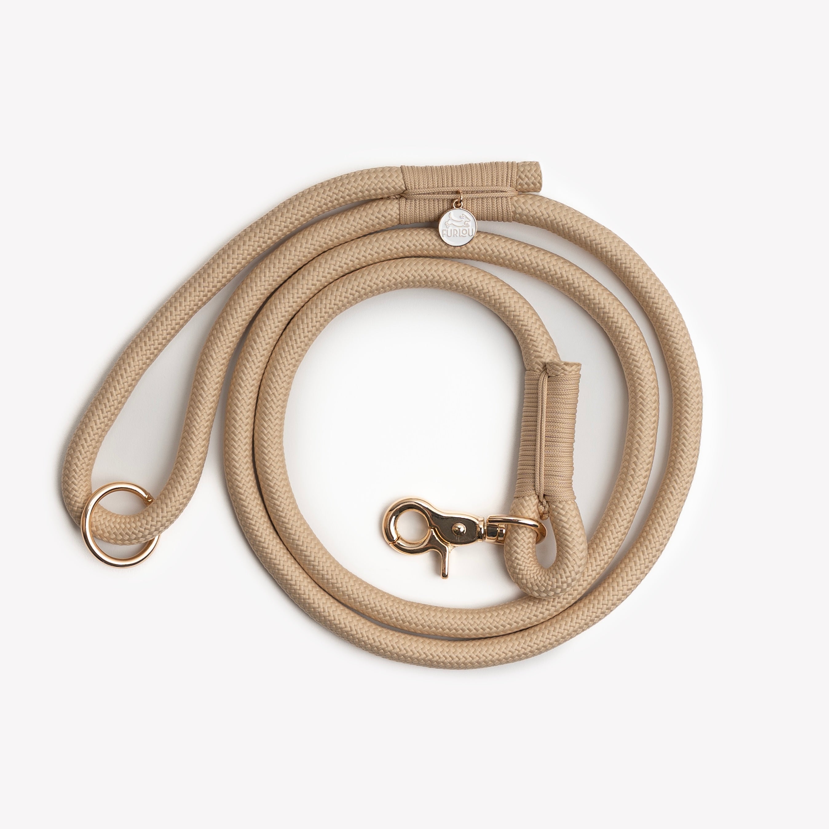 Tan - Braided Rope Leash - Your everyday leash, upgraded. Fast shipping from HT Animal Supply.